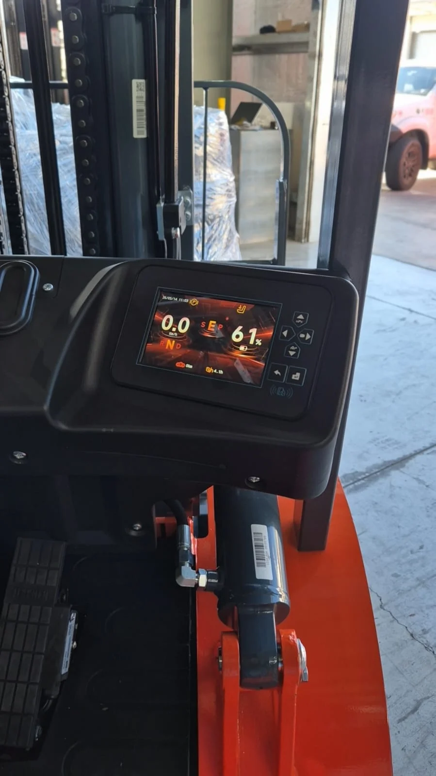 What Information Can I Find on My Electric Forklift's Dashboard?